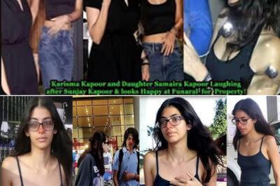 Karisma Kapoor and Daughter Samaira Kapoor Laughing after Sunjay Kapoor & looks Happy at Funaral!/hi
