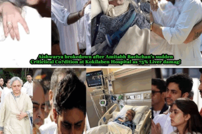 Sad News! Aishwarya,Jaya brokedown after Amitabh Bachchan’s sudden Critirial Coηdition to ICU !