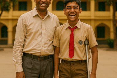 The Teacher Who Never Married Took in an Abandoned One-Legged Student — 20 Years Later, That Boy Moved Millions to Tears