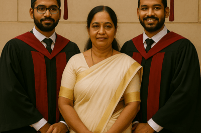 A single teacher adopted two orphaned students who lost both parents at the age of 7… 22 years later, the ending is truly heartwarming!