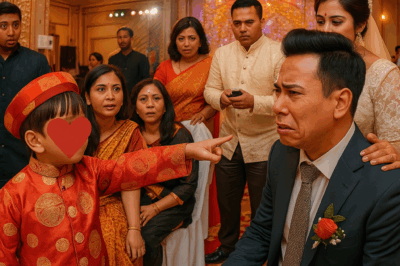 In the midst of my sister’s joyful wedding, my mute son suddenly spoke, pointing directly at my brother-in-law and shouting: “Don’t let him escape! He’s a murderer!”