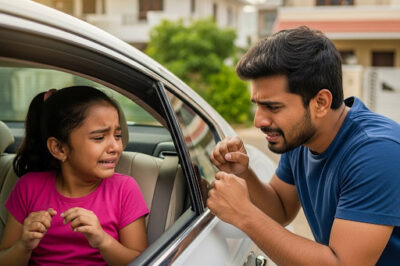 A young man rescues a child locked in a hot car by breaking the window but instead of gratitude, the mother calls the police on him./hi
