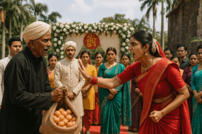 The Billionaire Father Disguised Himself as a “Poor Egg Seller” at His Son’s Lavish Wedding to Test the Future Daughter-in-Law — And the Ending Shocked Everyone