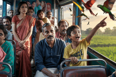 “Just after getting on the bus, a young boy sitting near the door cried out, ‘Let me off, someone told me I have to get off right now,’ but the driver ignored him and kept driving—and then…”