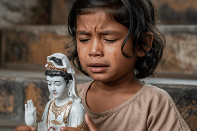 The Ragpicker Girl Who Found a Broken Goddess Statue in the Trash – And Received What Even the Rich Could Never Buy…