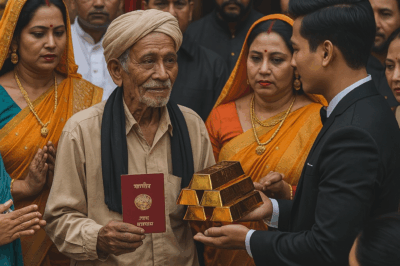 My Mother-in-Law’s Taunts Led Me to Hire a Local Garbage Collector as My Adoptive Father for the Wedding. To My Shock, He Handed Me Two Plots of Land and 10 Gold Taels in Front of Everyone.