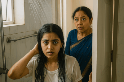 Every Night, My Daughter-in-Law Took an Hour-Long Shower — One Evening, I Secretly Listened at the Door and Immediately Called the Police…