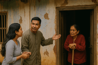 To test my fiancée, I took her to my dilapidated house in the village. Unexpectedly, as soon as we arrived and she saw my elderly mother, she smiled and then handed me a piece of paper that made me incredibly ashamed…
