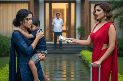 Husband Kicks Wife and Children Out of House, Mysterious Lover Gives 10,000 Rupees and Message That Shocks the Whole Neighborhood – Three Days Later, Scene That Stunned Everyone/hi