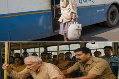 बूढ़े आदमी को बस से धक्का देकर उतार दिया गया और कहा गया कि अब कोई सीट खाली नहीं है। लेकिन अगले स्टॉप पर यही फिर हुआ।/hi
