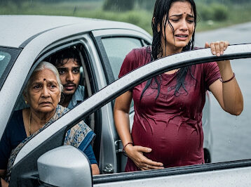 माँ की सलाह पर पति ने गर्भवती पत्नी को तूफ़ान के दौरान कार से बाहर धकेला, 30 मिनट बाद वापस आकर देखा तो हुआ ये दृश्य देखकर उन्हें बहुत पछतावा हुआ/hi