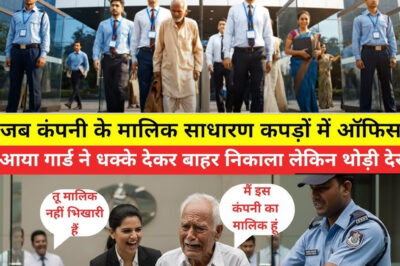 जब कंपनी के मालिक साधारण कपड़ों में ऑफिसआया गार्ड ने धक्के देकर बाहर निकाला लेकिन थोड़ी/hi