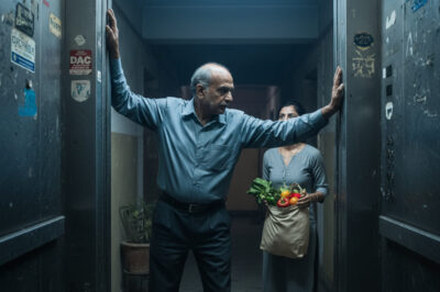 काम के बाद अपार्टमेंट की लिफ्ट की ओर जाते हुए, मैंने जैसे ही मंजिल नंबर दबाया, नीचे की मंजिल पर रहने वाले बूढ़े आदमी ने जल्दी से स्टॉप बटन दबा दिया और चिल्लाया: “घर मत जाओ, जल्दी भागो।”/hi