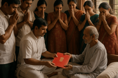 मेरे सौतेले पिता के निधन के 49 दिन भी नहीं बीते थे कि मेरा सौतेला भाई ₹12 लाख मांगने आया, जो मेरे पिता ने मुझे घर खरीदने के लिए दिए थे। पाँच साल बाद, जब मुझे उसका एक टेक्स्ट मैसेज मिला, तो मैं पछतावे से फूट-फूट कर रो पड़ा—पता चला कि वह घर असल में…/hi