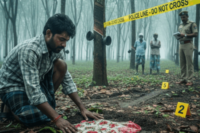 सात हफ़्ते पहले, वायनाड क्षेत्र में, आशा और उसकी बेटी एक रबर के बागान में काम करने गई थीं और लापता हो गईं। 49वें दिन, उनके पति को यह खौफनाक सच्चाई पता चली।/hi