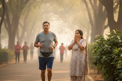 मेरे पति रोज़ सुबह 5 बजे पार्क में 2 घंटे जॉगिंग करते हैं। लेकिन अजीब बात यह है कि उन्हें पसीना नहीं आता, चाहे कितनी भी गर्मी क्यों न हो। मुझे शक था कि मेरे पति का किसी के साथ अफेयर चल रहा है, इसलिए मैं चुपके से उनके पीछे चली गई और अपनी आँखों के सामने यह नज़ारा देखकर दंग रह गई।/hi