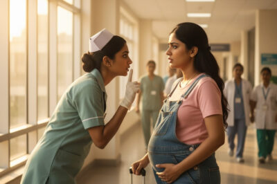 मेरी सास मुझे प्रसवपूर्व जाँच के लिए ले गईं। उनके जाते ही एक नर्स ने मेरे कान में फुसफुसाया: “जल्दी भागो, ख़तरे में हो!” अगले दिन, मुझे अपने पति के परिवार का एक भयानक राज़ पता चला।/hi