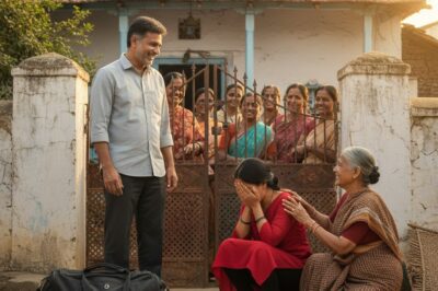 पति विदेश में काम करने गया था, लेकिन अचानक संपर्क टूट गया। अचानक लौटा तो पत्नी हँसी नहीं, बल्कि दर्दनाक सच्चाई सुनकर फूट-फूट कर रोई।/hi