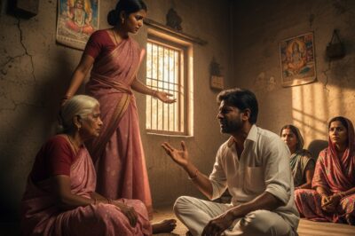 वह हांफ रही थी, उसकी आँखें छत की तरफ देख रही थीं, जहाँ जंग लगी मेटल की चादरें हवा के झोंके से हिल रही थीं। उसके चार बच्चे – दो लड़के और दो लड़कियाँ – सभी शादीशुदा थे, और शहर में घर लेकर रहते थे। लेकिन आज, उनमें से कोई भी उसके साथ नहीं था।/hi