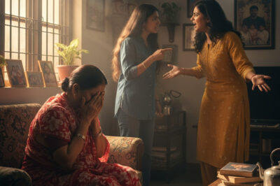 एक बूढ़ी माँ को उसकी दो बेटियों ने इसलिए घर से निकाल दिया क्योंकि उसने अपनी सेविंग्स बुक के पैसे बराबर नहीं बांटे थे। दो महीने बाद, एक पैकेज आया जिसे देखकर वे रोने लगीं।/hi