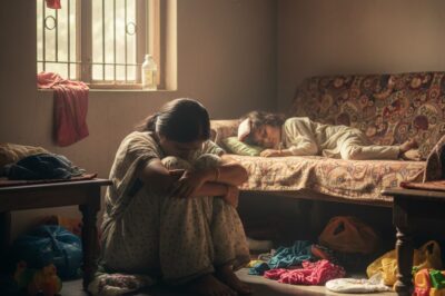 अचानक घर आकर उसने देखा कि उसकी पत्नी घर पर बच्चों की देखभाल कर रही है, बस खा रही है और खेल रही है, पति तब हैरान रह गया जब उसने टेबल पर सफेद नमक का कटोरा और अंदर का डरावना नज़ारा देखा…/hi