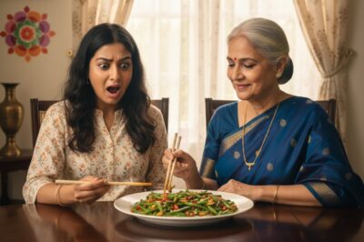 जैसे ही मैंने चम्मच उठाया, मुझे याद आया कि मेरी मां ने मुझे क्या बताया था और उस पल मेरे हाथ कांपने लगे।/hi