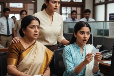 सास और बहू पैसे निकालने बैंक गईं, कर्मचारी ने चुपके से उनके हाथ में एक नोट थमा दिया जिस पर लिखा था “भाग जाओ”/hi