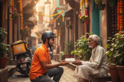 उसे पिछले तीन सालों के लंच, मुफ़्त खाना, नमस्ते, बूढ़े आदमी की प्यारी मुस्कान याद आ गई। पता चला कि वे सभी छोटी-छोटी बातें एक चमत्कार और हमेशा रहने वाली दोस्ती में बदल गई थीं।/hi