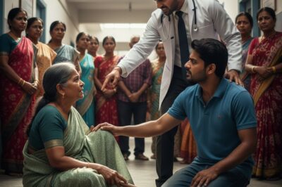 बुज़ुर्ग माँ को डॉक्टर ने अस्पताल से धक्का देकर निकाला… सफाईकर्मी ने जो किया, इंसानियत रो पड़ी/hi