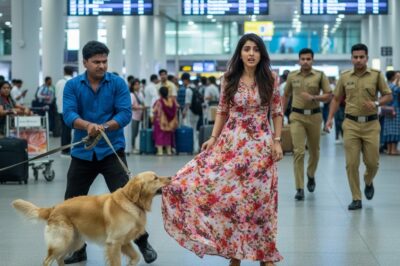 एयरपोर्ट पर कुत्ते ने लड़की की स्कर्ट खींची… 10 मिनट बाद सच सामने आया तो पूरा टर्मिनल हक्का-बक्का रह गया।/hi